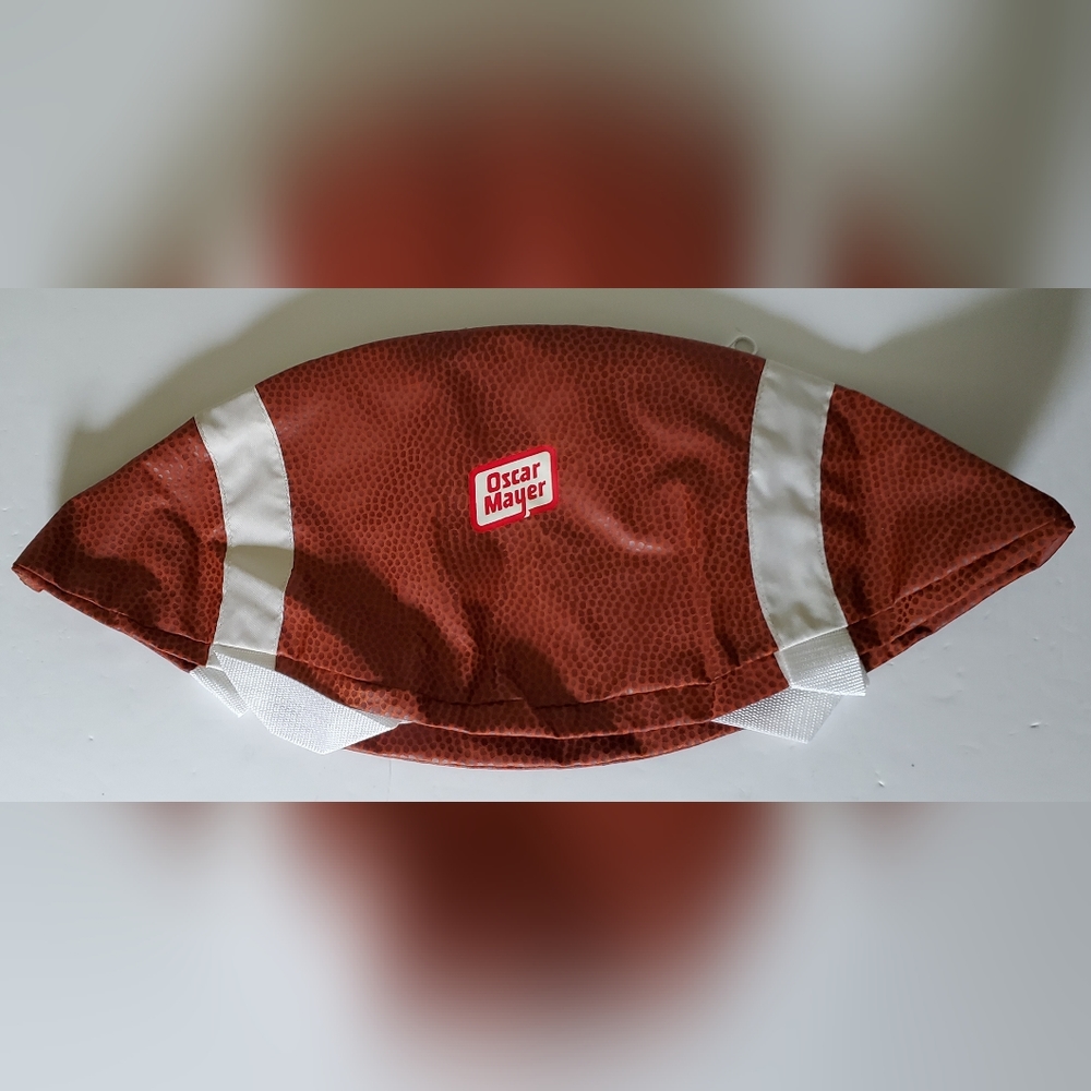 Oscar Mayer Vintage Football Shaped Advertising Bag Collectable RARE - NOS